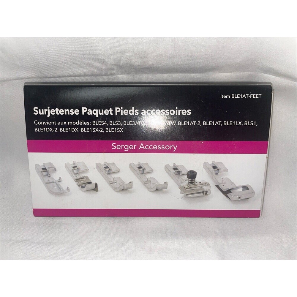 baby lock serger accessory feet BLE1AT-Feet  6 Feet all together New